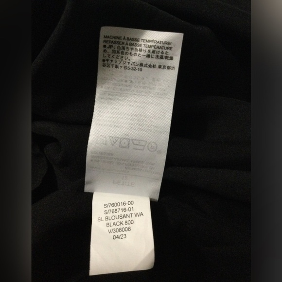 Banana Republic Factory SCULPTED BLOUSANT-WAIST MINI DRESS Black Size 12P - Picture 9 of 10